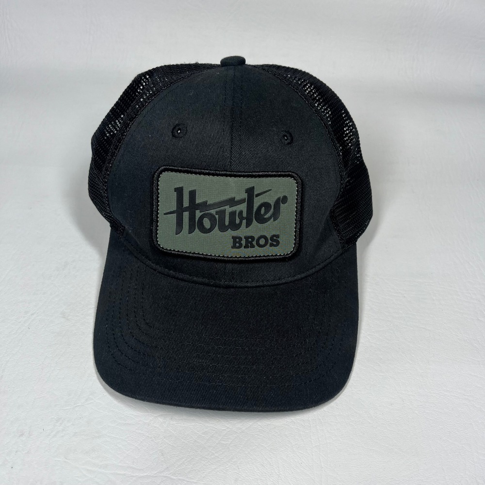 Howler Bros Trucker Hat Mens OS Mesh Back Snapback Black Outdoor